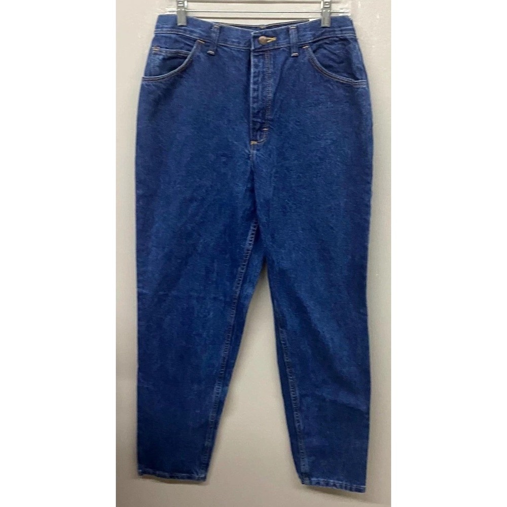 VTG Gitano Jeans Womens 14 Avg Blue Denim Cotton Relaxed Fit Tapered Leg Dark Wa